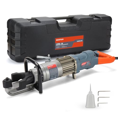 HUOTUO 5/8 Zoll Elektrische Hydraulische Stabbiegemaschine 1100W Hydraulische Stabbiegemaschine #6-16 mm Stabstahl innerhalb von 2-2,5 s Einfaches Biegen von Stabstahl HRB16 von HUOTUO