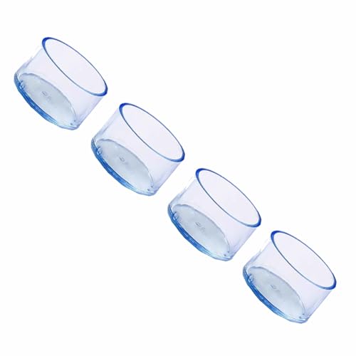 HUPQCVX Transparente, Runde Tisch- Und Stuhlfußabdeckungen In Den Größen 19 Mm, 20 Mm, 21 Mm, 24 Mm Und 26 Mm Sind rutschfest Und Verschleißfest for Schutz Von Holzböden(21 * 18mm) von HUPQCVX