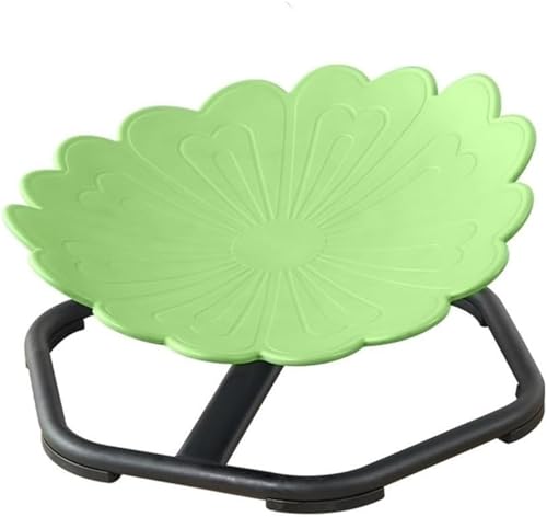 HURDCAT 360°-Drehstuhl, Rutschfester sensorischer Drehstuhl, sensorischer Stuhl mit Metallbasis, sensorische Produkte for Autismus zur Verbesserung der Koordination und des Gleichgewichts(Green) von HURDCAT