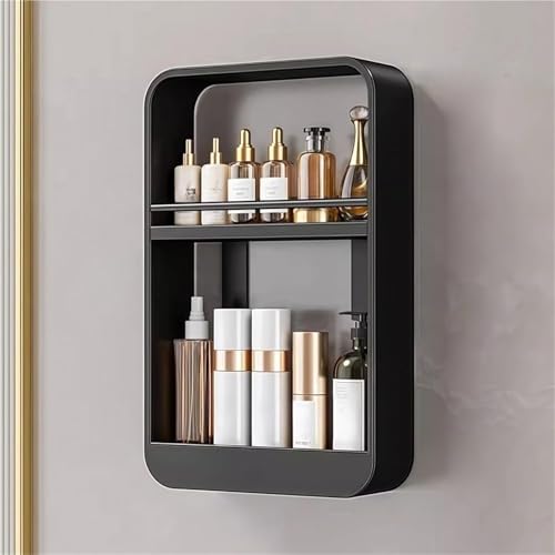 HURDCAT Wandmontiertes Lagerregal for das Badezimmer, multifunktionales offenes Regal, Organizer, platzsparend, Toiletten-/Waschbeckenregal for das Badezimmer, stabile Konstruktion von HURDCAT