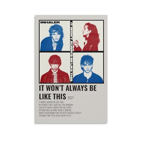 HUREYW I RH Poster mit Aufschrift "Inhaler It Won't Always Be Like Thes", Wandkunst, Gemälde für Schlafzimmer, Wandkunst, Poster, 60 x 90 cm, ungerahmter Stil HUREYW I RH Poster mit Aufschrift "Inhaler It Won't Always Be Like Thes", Wandkunst, Gemälde für Schlafzimmer, Wandkunst, Poster, 60 x 90 cm, ungerahmter Stil von HUREYW I RH
