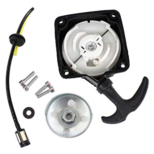 HURI Seilzugstarter Mitnehmerplatte Benzinschlauch mit Benzinfilter für Zipper ZI-MOS125, ZI-MOS145, ZI-MOS145G mobile Motorsense Freischneider von HURI