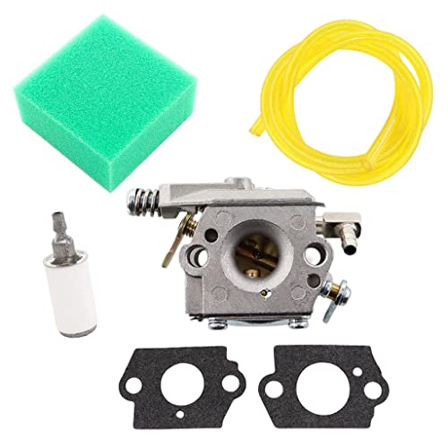 HURI Vergaser mit Dichtung Luftfilter Satz für Tecumseh TM049XA TC200 TC300 Eisschnecke 2-Zyklus Motor 640347 von HURI