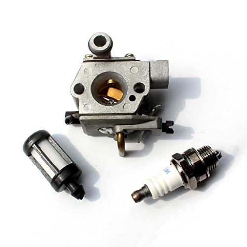 HURI Vergaser und Zündkerze Benzinfilter für STIHL 024 026 MS240 MS260 MS 240 260 Neue Modele Zama Kettensäge Ersetzt 1121 120 0610 von HURI