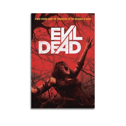 HURRGARS Poster "Evil Dead", Wandkunst, Vintage, ästhetisches Poster, dekoratives Gemälde für Wohnzimmer, Schlafzimmer, elegantes Poster, 50 x 75 cm, ungerahmter Stil HURRGARS Poster "Evil Dead", Wandkunst, Vintage, ästhetisches Poster, dekoratives Gemälde für Wohnzimmer, Schlafzimmer, elegantes Poster, 50 x 75 cm, ungerahmter Stil von HURRGARS