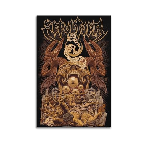 HURRGARS Sepultura Poster, Wandkunst, Vintage, ästhetisches Poster, dekoratives Gemälde für Wohnzimmer, Schlafzimmer, elegantes Poster, 50 x 75 cm, ungerahmter Stil HURRGARS Sepultura Poster, Wandkunst, Vintage, ästhetisches Poster, dekoratives Gemälde für Wohnzimmer, Schlafzimmer, elegantes Poster, 50 x 75 cm, ungerahmter Stil von HURRGARS