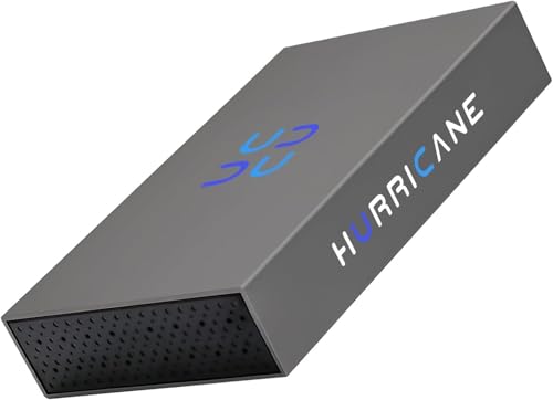 HURRICANE 3518C3 Externe Festplatte 14TB 3,5" USB-C HDD Desktop Speicher mit Netzteil für PC, Laptop kompatibel mit Windows mac Os Linux HURRICANE 3518C3 Externe Festplatte 14TB 3,5" USB-C HDD Desktop Speicher mit Netzteil für PC, Laptop kompatibel mit Windows mac Os Linux von HURRICANE