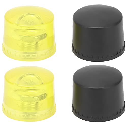 HURRISE Gummihammer Hammer, 2 Set Hammer Head Tipps Kleine Gummihammer Accessoires Schlagen Hammerspitze Ersatz für Beschädigte Hämmer (Φ35mm) von HURRISE