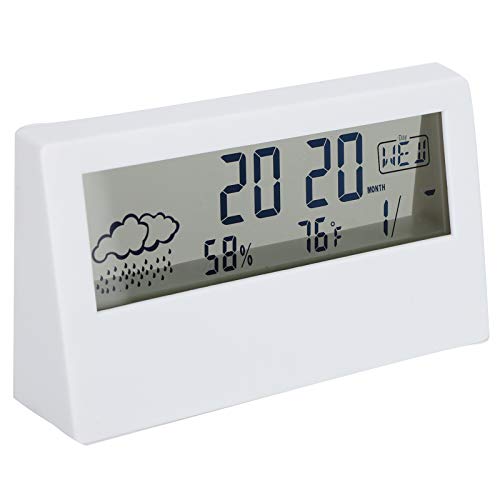 HURRISE LED-Uhr, Digitale Anzeige, Zeitübertragung für Büro und Zuhause von HURRISE