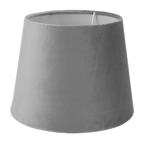 HURRISE Lampenschirme, Lampenschatten -Trommel -Lampenschirme für Tischlampen Stofflampenschirm, Tischlampe Abdeckung für Tisch Kronleuchter Wandstehl Lampe Schatten Ersatz Wandlampe (hellgrau) von HURRISE