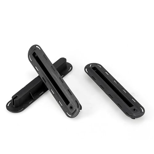 HURRISE Surfboard -Flossen, Paddle Board Flossen Ersatz Futures Surfboard Ruder LE Set Water Ski Board Fischflosse Tail Clamp/Holder Clamp/Holder (Black) von HURRISE