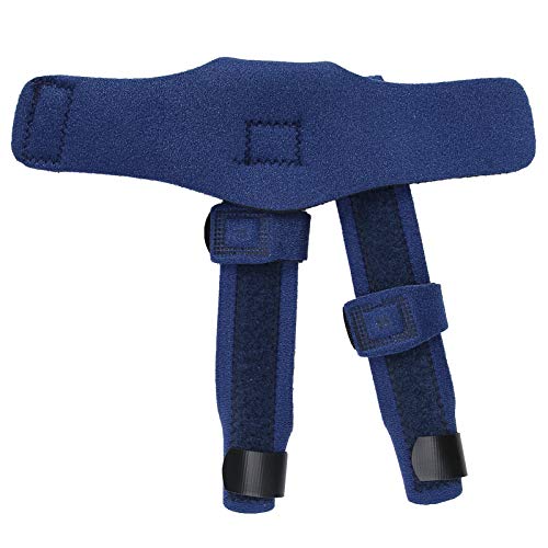 HURRISE Zwei-Finger-Schiene, Gebrochene Verletzung Fingerverstellbare Hand-Handgelenk-Trainingsorthese-Gerät Zwei Fingerschiene For Finger Für Fingerverletzung von HURRISE