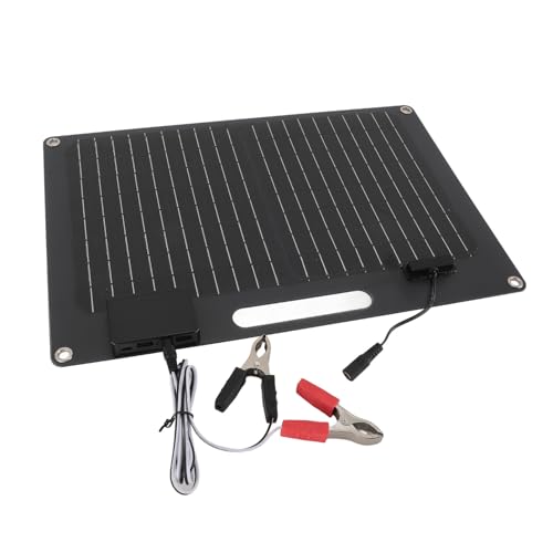 HUSHUI 100W Tragbares Solar Panel, Mono Kristallines Silizium mit Zwei USB-Ausgängen 12V 24V Schnell Ladung Hohe Effizienz, für Power Bank Telefon Laptop RV Boot Camping HUSHUI 100W Tragbares Solar Panel, Mono Kristallines Silizium mit Zwei USB-Ausgängen 12V 24V Schnell Ladung Hohe Effizienz, für Power Bank Telefon Laptop RV Boot Camping von HUSHUI