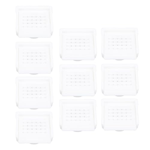 HUSHUI 10pcs Bienenstufe Eingangstore Kunststoff Bienenstock Nuk Box Lüftungsfenster für Imker Im Bienenzubehör Vorräte (Weiß) von HUSHUI