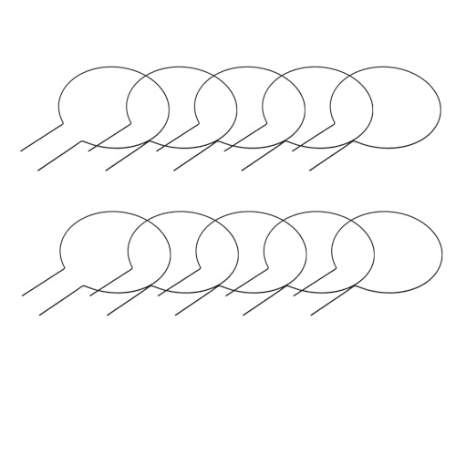 HUSHUI 10pcs Circle Trellis Innenkaum für Kletterpflanzen Topfpflanze Hoya Reben Topiary -Rahmen von HUSHUI