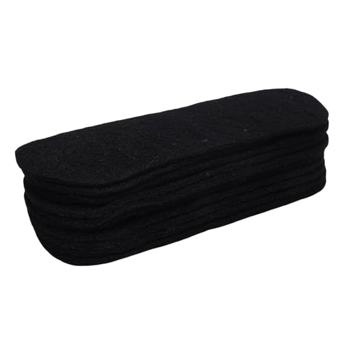 HUSHUI 10pcs Deckenlüfterfilter, Aktivierter Kohlefaserluftreiniger mit Kleberträger, Wiederverwendbarer Geruchsiminator für Haushaltsdecke HUSHUI 10pcs Deckenlüfterfilter, Aktivierter Kohlefaserluftreiniger mit Kleberträger, Wiederverwendbarer Geruchsiminator für Haushaltsdecke von HUSHUI