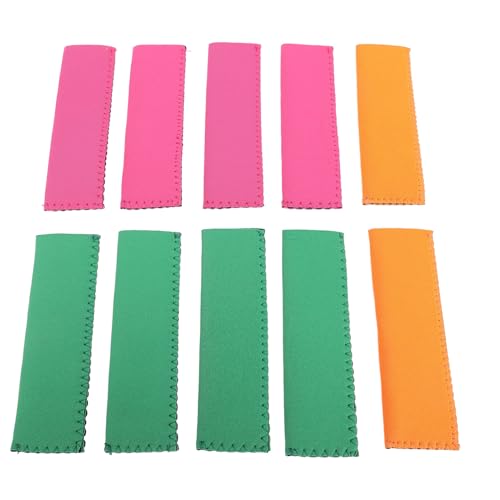 HUSHUI 10pcs EIS Pop -Ärmel Neopren Gummi Wiederverwendbarer Eisstock Kaltdämmungstasche für Familienversammlung Party von HUSHUI