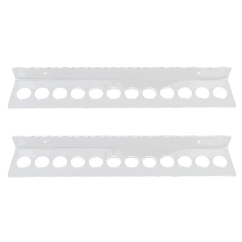 HUSHUI 12 Slots Acryl Wandmontierte Schere Halter Rack Friseur Salon Scherlagerhalter für Barber Shop Office Home von HUSHUI