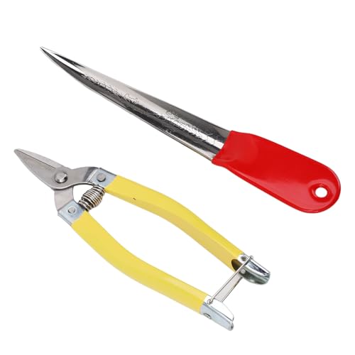 HUSHUI 2 Stück Wicker Repair Tool Kit, Edelstahl und Kunststoff Rattan Web Werkzeuge mit Hebel Design für Korb Geflecht Möbel Reparatur HUSHUI 2 Stück Wicker Repair Tool Kit, Edelstahl und Kunststoff Rattan Web Werkzeuge mit Hebel Design für Korb Geflecht Möbel Reparatur von HUSHUI