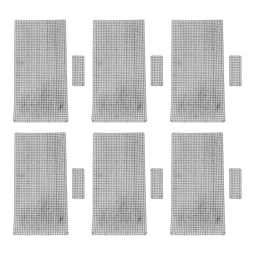 HUSHUI 20pcs Plastik -Mesh -Leinwandblätter für Stickereien, Große, Kleine Größen. Glattes Schnitt, Robustes Plastiknetz, Ideal Zum Stricken, Häkelprojekten, DIY -Handwerk bei von HUSHUI