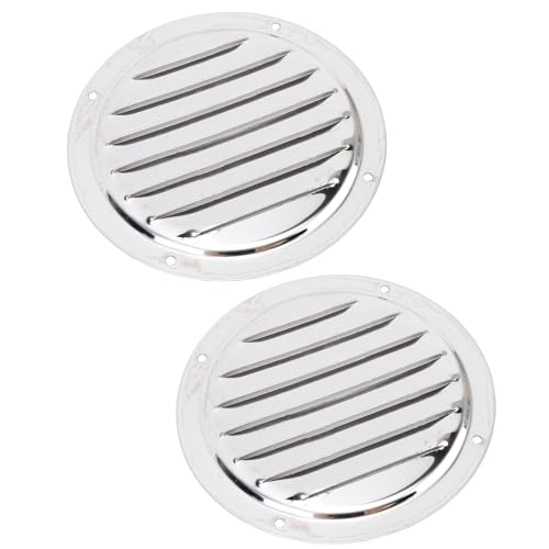 HUSHUI 2pcs Boot Round Louver Vent 316 Edelstahl -Marinelüftungsabdeckung für Schiffsyachten Wohnmobile von HUSHUI