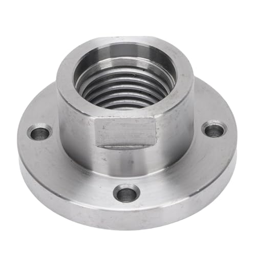HUSHUI 3in Drehstärke Spindeladapter Stahl 33 Mm Länge 71 Mm Breite Holzbearbeitung Fahrradspindel Spindel -Frontplatte für M33 -Gewinde von HUSHUI