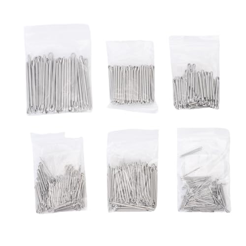 HUSHUI 410pcs Cotter Pin -Sortiment -Kit, 6 Größen Verzinkter Stahlstahl Schwerleistungsstufe Gerade Geformte Hardware -Stifte für LKW -Hitch Pin Lock -System HUSHUI 410pcs Cotter Pin -Sortiment -Kit, 6 Größen Verzinkter Stahlstahl Schwerleistungsstufe Gerade Geformte Hardware -Stifte für LKW -Hitch Pin Lock -System von HUSHUI
