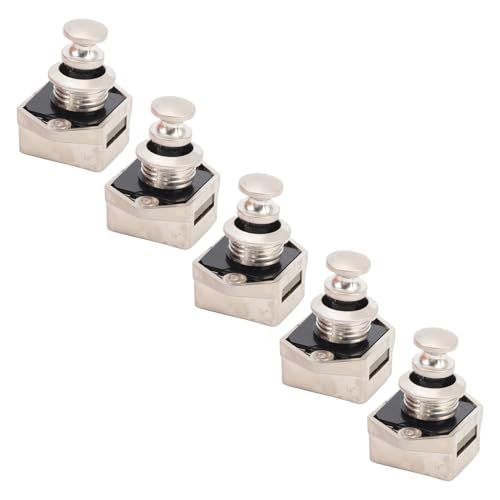 HUSHUI 5pcs Druckknopfverriegelung Eleganter Mehrzweck -RVschlüssellosenschrank -Türknopf -Verriegelung für Wohnmobil -Home -Yachten (Pearl Ni Color) von HUSHUI