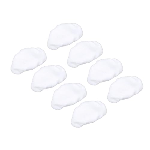 HUSHUI 8 Packungen Dampfreiniger Ersatztücher, Mikrofaser -Tücher für Dampfreiniger, Wiederverwendbare Reinigungskleider für Handheld -Dampf -Mop -Pads mit Maschinenwaschbaren von HUSHUI