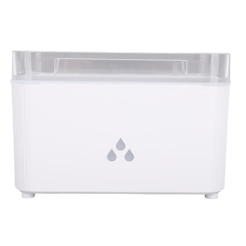 HUSHUI Ätherisches Öl Diffusor 160 Ml Feueraromatherapie Diffusor Cooler Nebel -Luftbefeuchter Diffusor mit Auto -Off 7 Farben Licht für den Heimatraum (Weiß) von HUSHUI