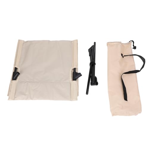HUSHUI Beach Floor Stuhl mit Verstellbarer Rückenstütze Klappbare Tragbare Leichte Atmungsaktive Camping -Floorstuhl für das Fischen Im Freien (Khaki) von HUSHUI