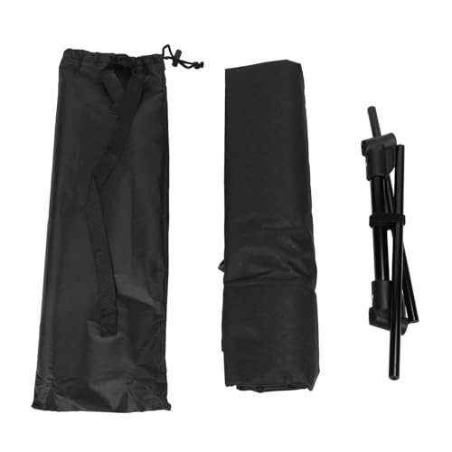 HUSHUI Beach Floor Stuhl mit Verstellbarer Rückenstütze Klappbare Tragbare Leichte Atmungsaktive Camping -Floorstuhl für das Fischen Im Freien (Schwarz) von HUSHUI
