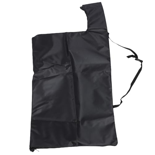 HUSHUI Blattgebläse -Vakuumbeutel, Große Kapazität Oxford Stoffspeicher mit Reißverschluss und Griff für Garten, Gartenwerkzeugtasche (Schwarz) von HUSHUI