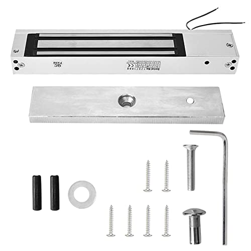 HUSHUI DC 12 V Elektrisches Magnetisches Türschloss mit 280 Kg Haltekraft, Wasserdichtes Elektromagnetisches Schloss Sichere Zugangskontrolle von HUSHUI