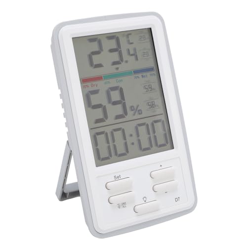 HUSHUI Digital Innenhygrometer -Thermometer -Temperaturfeuchtigkeitsmessgerät mit Hintergrundbeleuchtung für die Industrie zu Hause HUSHUI Digital Innenhygrometer -Thermometer -Temperaturfeuchtigkeitsmessgerät mit Hintergrundbeleuchtung für die Industrie zu Hause von HUSHUI