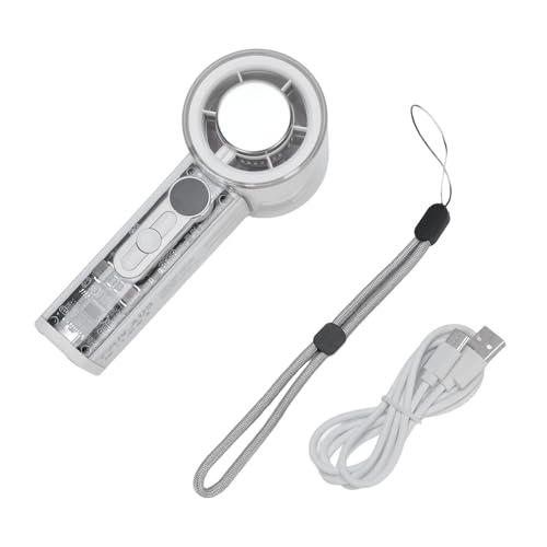 HUSHUI Eiskühlung Handheld -Turbinenlüfter, Leistungsstarker 13000 U/Min -Handheld -Lüfter, 100 -Geschwindigkeit -Verstellbarer USB -wiederaufladbarer Kühler mit Schneller Kühlung HUSHUI Eiskühlung Handheld -Turbinenlüfter, Leistungsstarker 13000 U/Min -Handheld -Lüfter, 100 -Geschwindigkeit -Verstellbarer USB -wiederaufladbarer Kühler mit Schneller Kühlung von HUSHUI