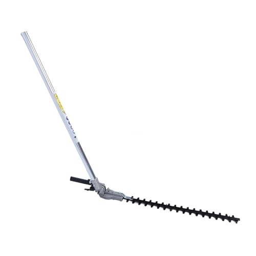HUSHUI Hedge -Trimmer -Befestigung, Leistungsstarker Schneider für Hochhöhe Arbeiten mit Einstellbarem Griff und Winkel, Multi -Purpose -Rasenmäherwerkzeug für Sträucher und Zweige (26 * 9mm) von HUSHUI