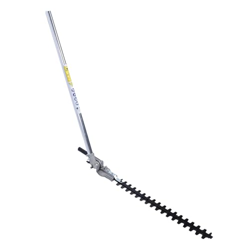 HUSHUI Hedge -Trimmer -Befestigung, Leistungsstarker Schneider für Hochhöhe Arbeiten mit Einstellbarem Griff und Winkel, Multi -Purpose -Rasenmäherwerkzeug für Sträucher und Zweige (28 * 9mm) von HUSHUI