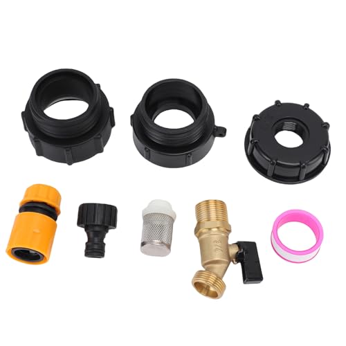 HUSHUI IBC -TOTE -Adapter IBC -TOTE -Schlauchadapter 62 Fine Faden S60X6 Wasserschlauchanschluss TAP MEHR von HUSHUI