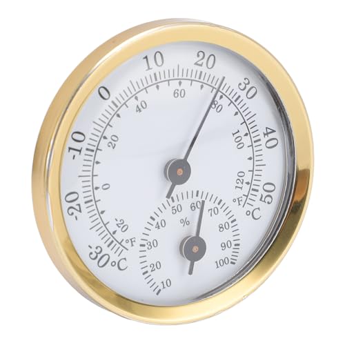 HUSHUI Innen -Thermometer Hygrometer Fahrenheit Celsius Aluminiumlegierung Wandtemperaturfeuchtigkeitsmessgerät für Home -Kühlschrank -Labor HUSHUI Innen -Thermometer Hygrometer Fahrenheit Celsius Aluminiumlegierung Wandtemperaturfeuchtigkeitsmessgerät für Home -Kühlschrank -Labor von HUSHUI