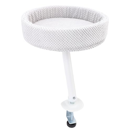 HUSHUI Katzenschreibtischbett Stabilen Rahmen Einstellbare Klemme Weicher Plüschkitty -Schreibtisch Barsch für Home Office HUSHUI Katzenschreibtischbett Stabilen Rahmen Einstellbare Klemme Weicher Plüschkitty -Schreibtisch Barsch für Home Office von HUSHUI