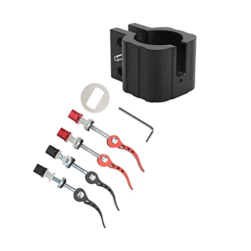 HUSHUI Klappklemme Elektrischer Roller Rugged Lock -Ansatzanpassung für Null 8X 10x 11x Elektroroller (Schwarz) von HUSHUI