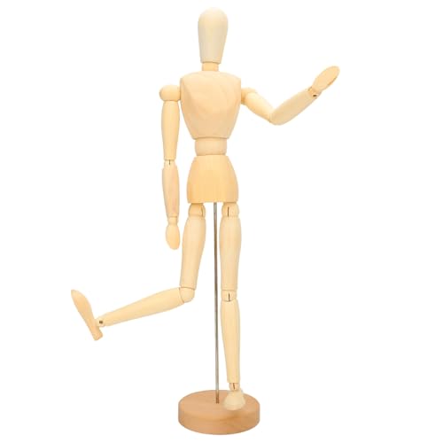 HUSHUI Künstler Manikin, 17,3 Zoll Flexible Artikulierte Figurenmodell mit Einstellbaren Fugen und Stabilen Basis Zum Zeichnen von Dekoration und Wohnkultur von HUSHUI