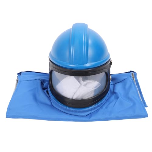 HUSHUI Luftspeisebestellungsfestes Bauchmuskeln, Sandstrahlhelm, Doppelschichtlinse, Leichter Sandstrahlanzug mit Luftversorgung, Geeignet für Spezielle Konstruktionen von HUSHUI