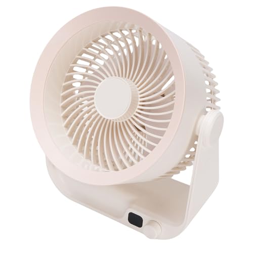 HUSHUI Luftzirkulatorventilator, 3D -Surround -Luftstrom USB Wiederaufladbarer Schreibtischvent von HUSHUI