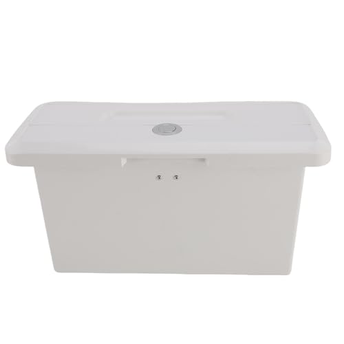 HUSHUI Marine Boat Storage Fonds Lockable ABS Plastikhandschuhbox mit Doppelbecherhalter für Boote und Yachten (B) von HUSHUI