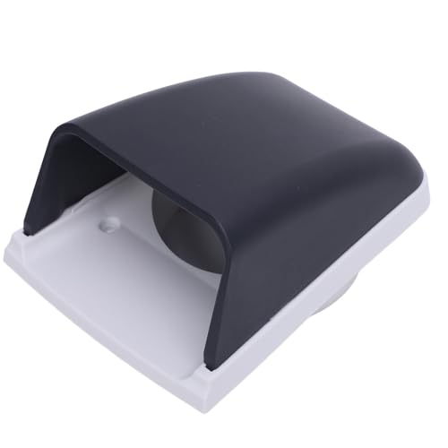 HUSHUI Marine -Einlass -Abgasbeatmungsbeatmung, 3 -Zoll -ABS -Boot Entlüftungsabdeckung mit Verbessertem Luftstrom für RV -Yacht (Schwarz und Weiß) von HUSHUI