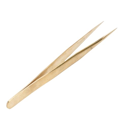 HUSHUI Messingpinzette, Präzisionsspitze, Antimagnetisch, Multifunktional, Tragbar, für die Reparatur von Uhren und Schmuck HUSHUI Messingpinzette, Präzisionsspitze, Antimagnetisch, Multifunktional, Tragbar, für die Reparatur von Uhren und Schmuck von HUSHUI