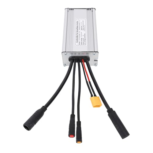 HUSHUI Mountain Bike Motor Controller, Aluminiumlegierung Motordrehzahlregler mit Stecker für 36 V 48 V 250 W 500W 750W Elektrofahrrad von HUSHUI