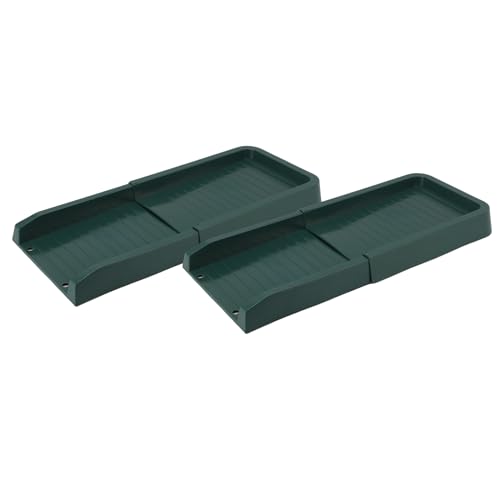 HUSHUI Regenrinne Downspout Erweiterung Wettersicher PP Regenrinne Downspout Splash Block für Outdoor (Grün) von HUSHUI